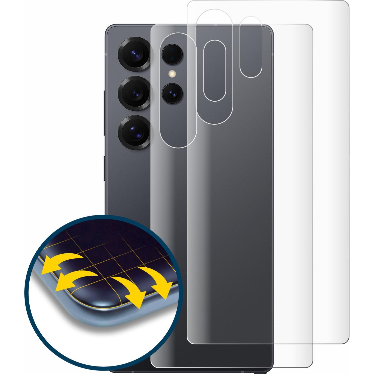 Thumbnail - BROTECT Fullscreen Schutzfolie Displayschutz Folie Klar Transparent (2 Stück, Samsung Galaxy S25 Ultra), Smartphone Schu...