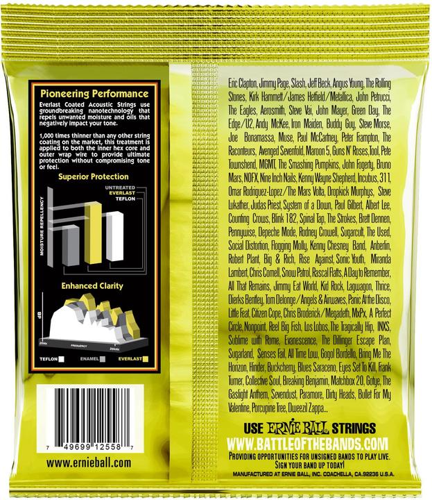 Produktbild Ernie Ball Akustik Everlast (6 x, Gitarre, 0.05")