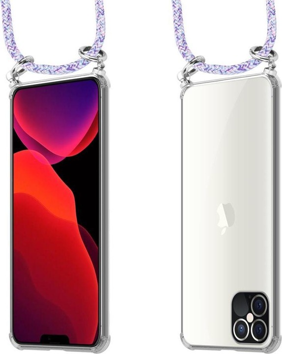 Produktbild Cadorabo TPU Handy Kette SILBER Cover