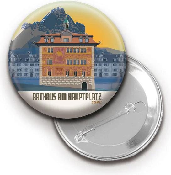 Immagine prodotto S.wert Design Button Schwyz Rathaus