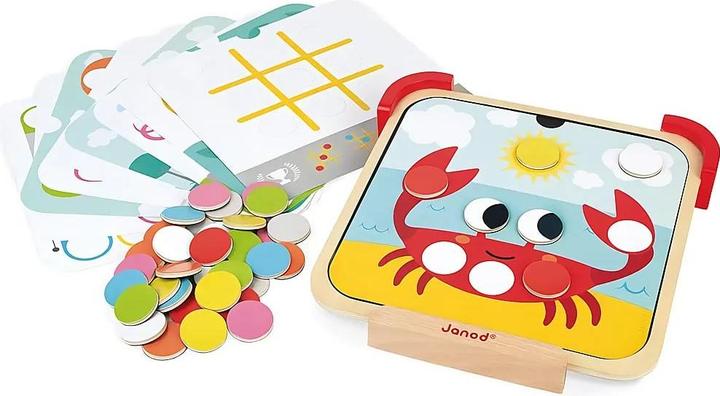 Produktbild Janod Magnetspiel Farben und Formen (Deutsch, Englisch, Französisch, Italienisch, 2 - 5 Jahre)