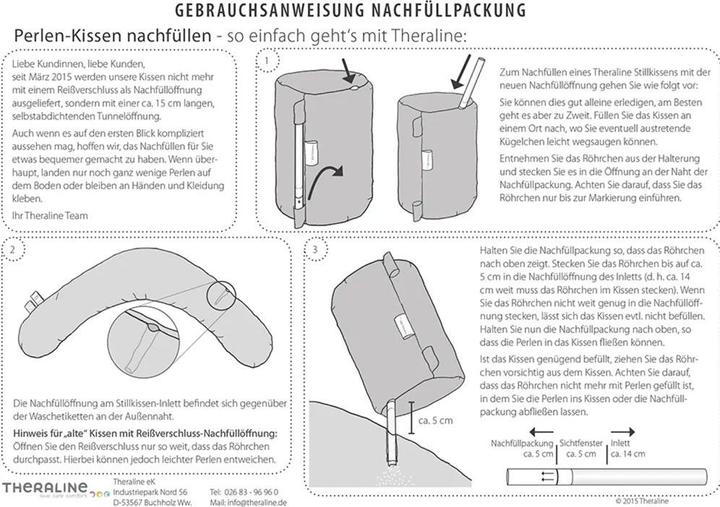 Produktbild Theraline Stillkissen Stillkissen Das Original 190 cm + Gratis