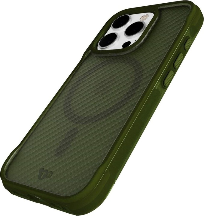 Actual product image Evo Tech21 - Armour - Cover - iPhone 16 Pro - MagSafe - Green (Apple iPhone 16 Pro)