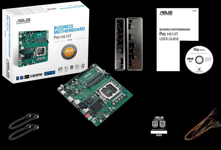 Produktbild ASUS PRO H610T (LGA 1700, Intel H610, Mini-ITX)