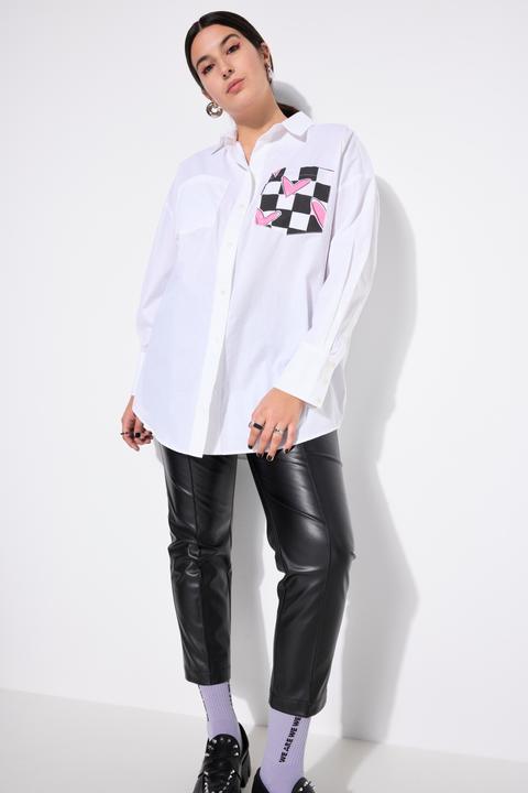Immagine prodotto Studio Untold Camicia dal taglio squadrato con cuori a quadri sul retro (58)