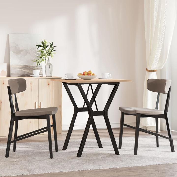 Produktbild vidaXL Esstisch Y-Gestell und Gusseisen (70 x 70 x 75 cm)