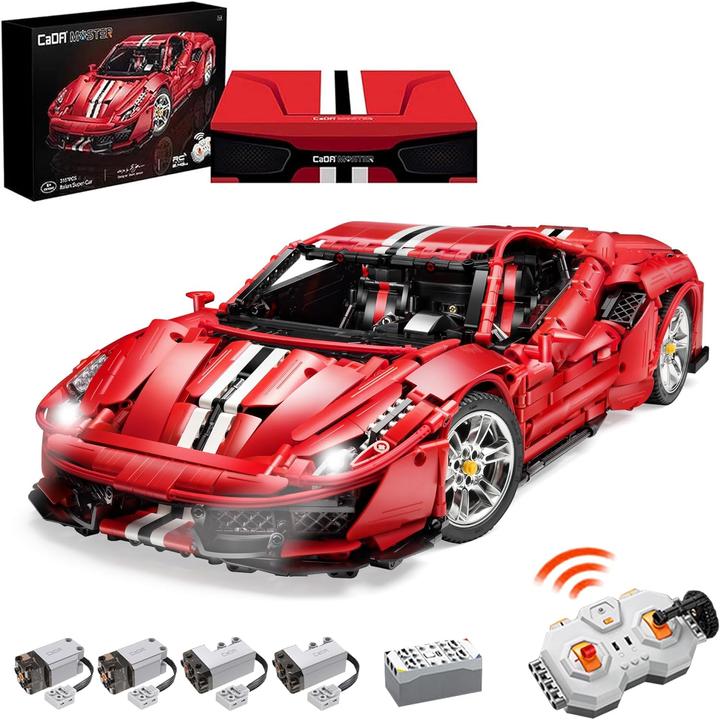 Actual product image Cada MASTER Red Super Car 1:8 incl Power System