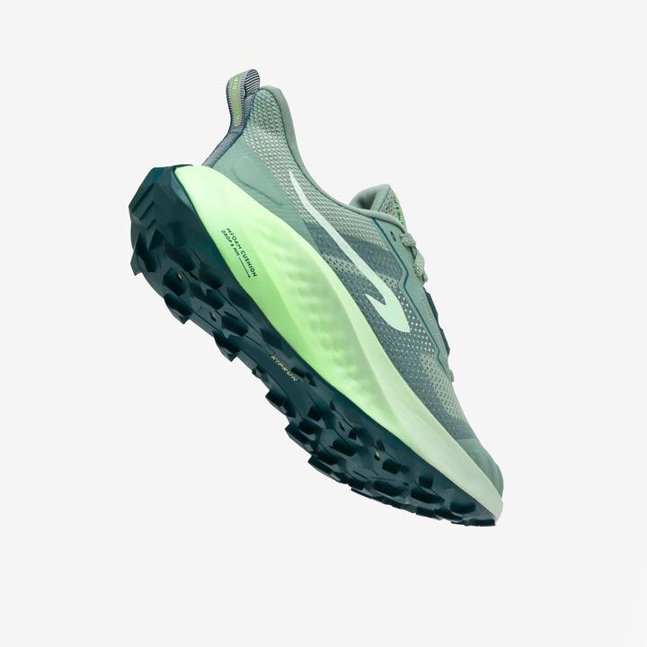 Produktbild Kiprun Laufschuhe Trailrunning Crosslauf Kinder - K500 Grip khaki (32)