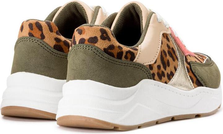 Image du produit La Redoute Collections Baskets à lacets avec imprimé léopard (39)