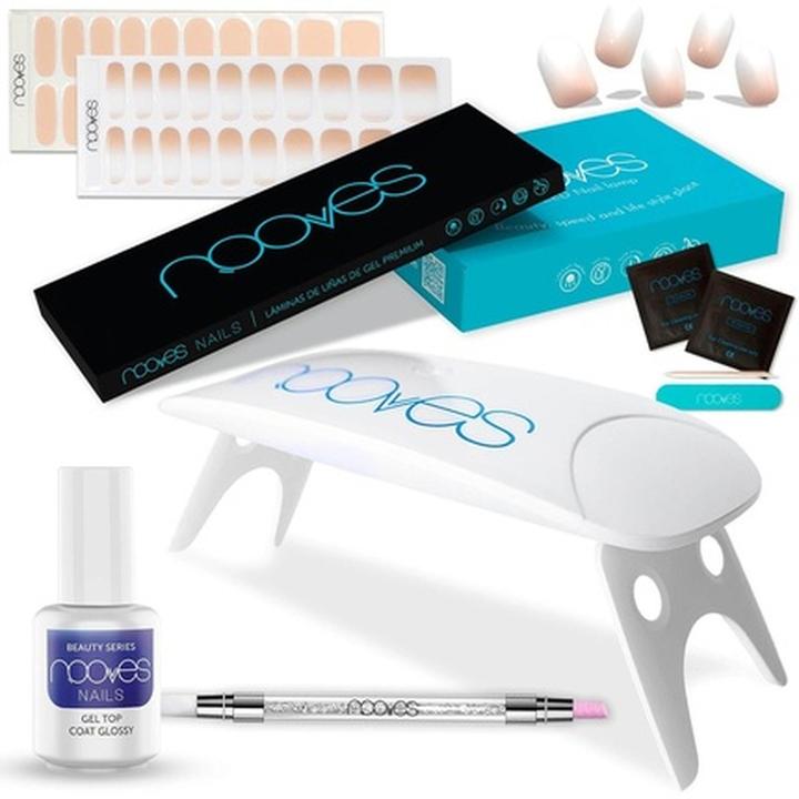 Nooves Beauty Nude Starter Kit (Nagelstyling Set, Nude)