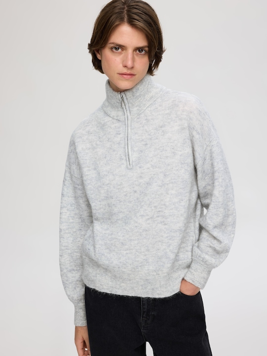 Actual product image Selected Femme Long sleeve half-zip jumper (XL)