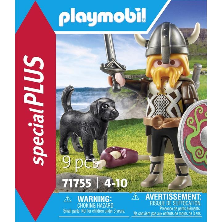 Produktbild Playmobil Wikinger mit Wachhund (71755, Playmobil Special Plus)