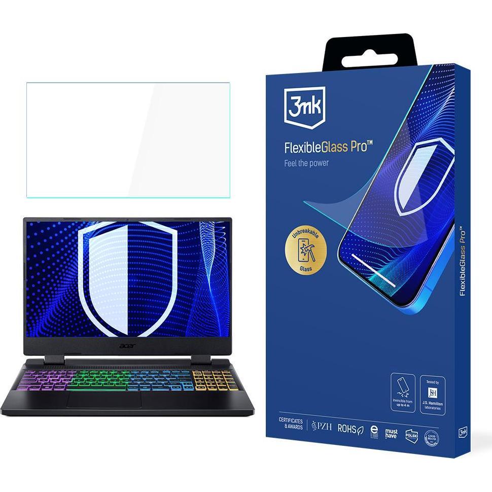3MK Acer Nitro 5 15,6" - up to 17" FlexibleGlass Pro (15.60"), Pellicola protettiva per notebook