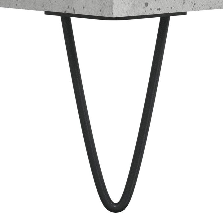 Image du produit VidaXL Plattenschrank Betongrau 84,5x38x89 cm Holzwerkstoff