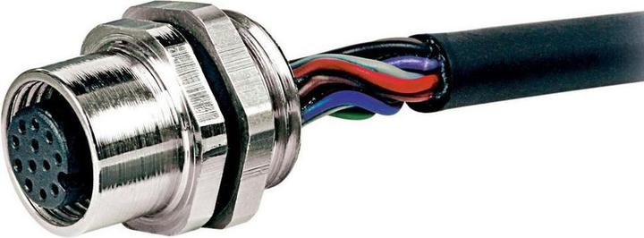 Produktbild RS PRO M12 Panel Mount Female, 12W, 300mm, PG9