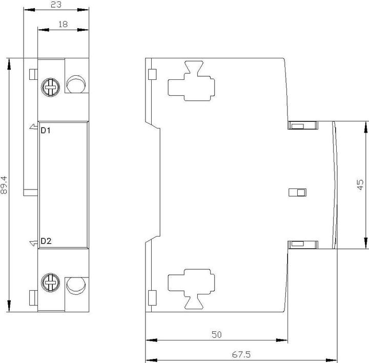 Actual product image Siemens Undervoltage release 500Vac/575Vac