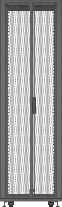 Produktbild Vertiv VR Rack VR3100 rack cabinet 42U Freestanding rack Black, Transparent (19 Zoll Rack)