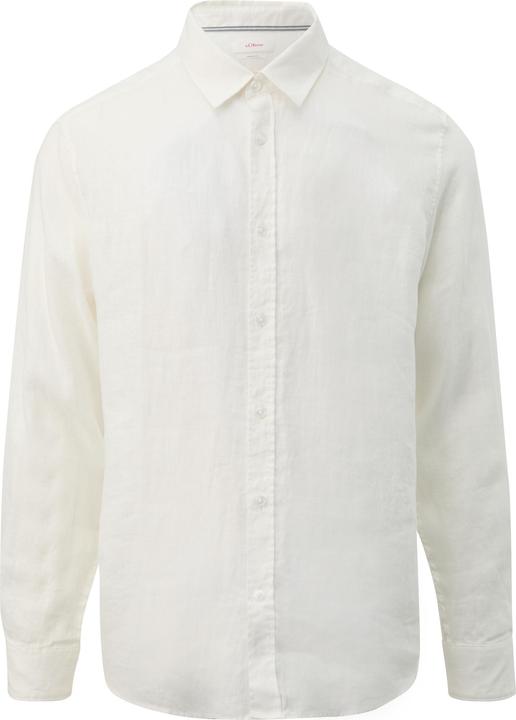 Produktbild s.Oliver Hemd Leinenhemd mit Button-Down-Kragen (XXL)