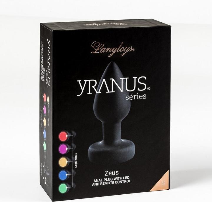 Produktbild Langloys Zeus Anal Plug with Remote Control S