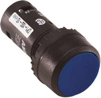 Actual product image ABB Pushbutton 1 NO contact blue