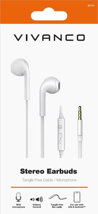Actual product image Vivanco Stereo headset (Cable)
