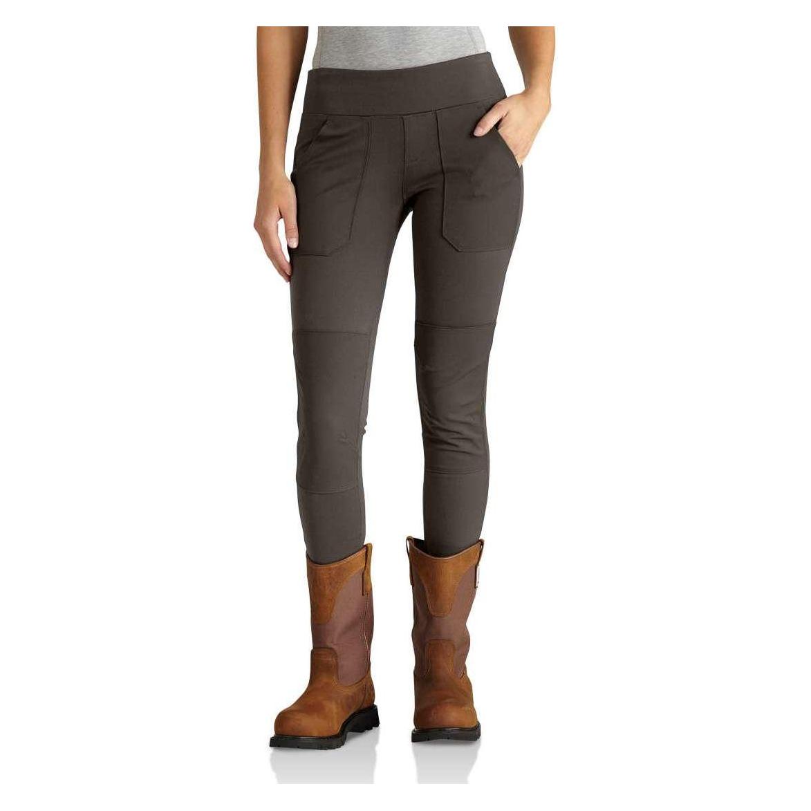 Carhartt, Vrouwen, Broek, Legginsy Force Utility Legging Koffie, Bruin, (S)