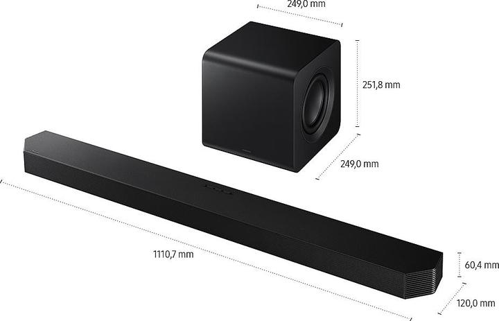 Produktbild Samsung Q-series Q-Serie Soundbar HW-Q810GF 5.1.2-Kanal Subwoofer (2025) (5.1.2 Kanal)