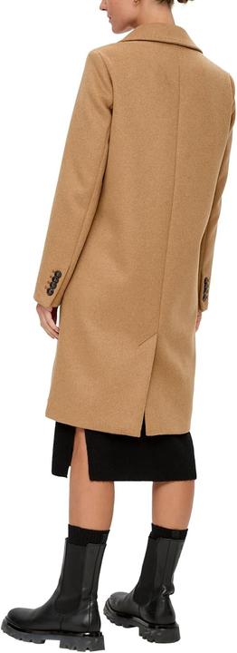 Actual product image s.Oliver Wool Blend Coat with Lapel Collar