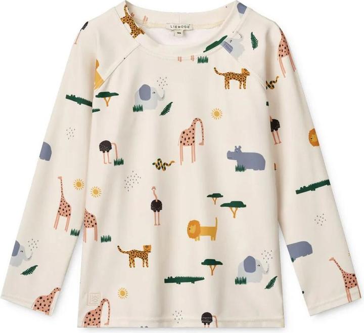 Produktbild Liewood UV Schutz Badeshirt Noah Safari Sandy Mix UV Schutz +40 (62)