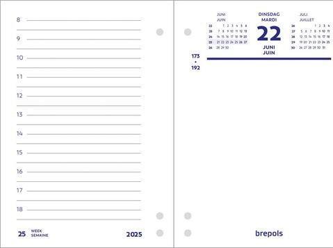 Produktbild Brepols Schreibtisch-Kalender 2 Sprachen