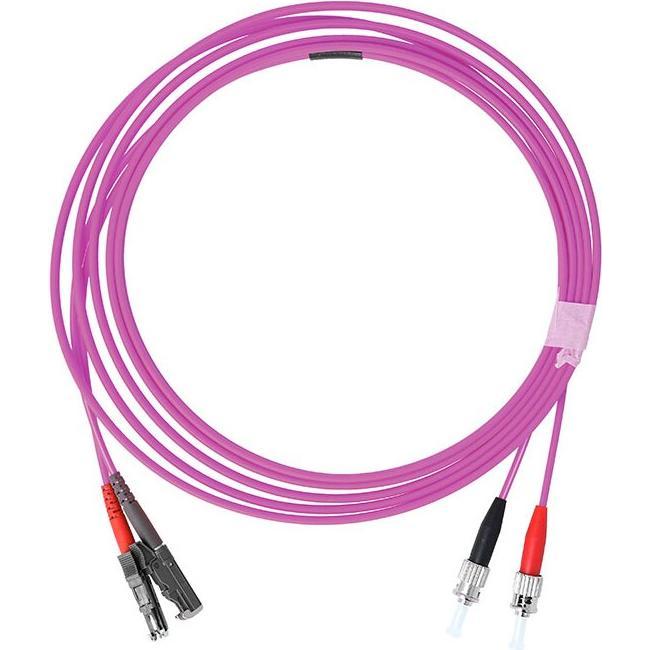 BlueOptics Duplex LWL Patchkabel ST-E2000 Multimode OM4 0.5 Meter (0.50 m), Netzwerkkabel