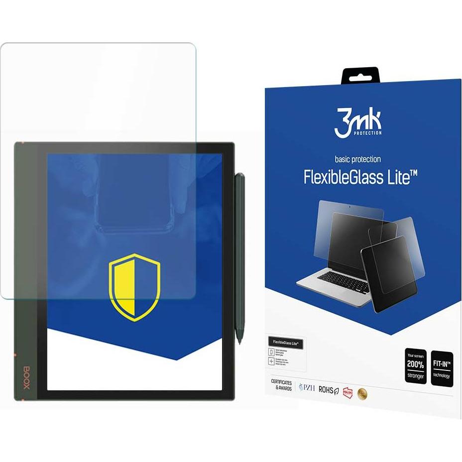 3MK FlexibleGlass Lite Onyx Boox Note Air 2/Onyx Boox Note Air 2 Plus, Szkło Hybrydowe Lite (Boox Note Air 2), eReader Z...