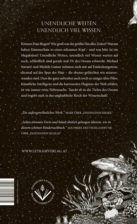 Produktbild Faszination Haie - Wächter der Meere (Deutsch, Michael Stavaric, Michèle Ganser, 2024)
