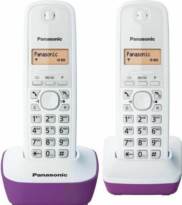 Image du produit Panasonic TELEPHONE DECT DUO Pourpre