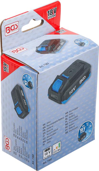 Produktbild BGS Akku | 2,0 Ah | für 18-V-Akku-System (18 V)