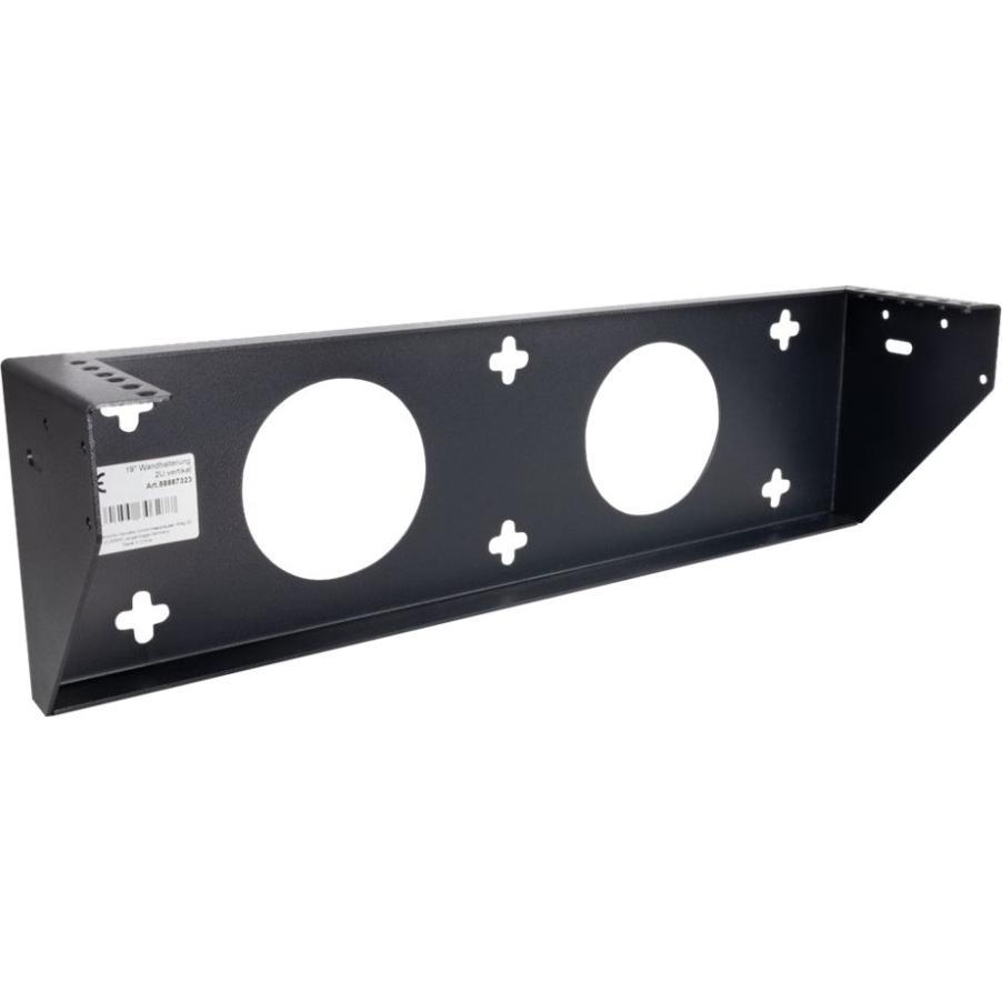 Intertech INTER-TECH IPC Wandhalterung 2U Traglast bis zu 15kg fuer 48,30cm (19") Geraete bis max. 2U, Serverschrank Zub...
