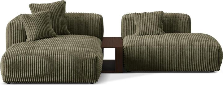 Image du produit Micadoni Canapé D'Angle Gauche Modulaire, "Martina", 2 Places, 285x176x75 Fabriqué en Europe (Canapé modulaire, Canapé d'angle)