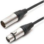 Produktbild Tesca Cordon Altro 4034 Noir Xlr Male/Femelle Neutrik De 3 M (3 m, XLR Kabel)