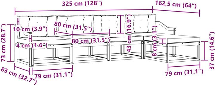 Produktbild vidaXL Gartenmöbel