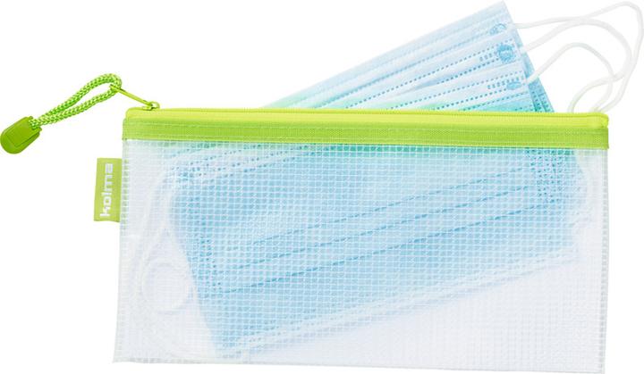 Produktbild Kolma Reissverschlusstasche Mesh Bag Etui kiwi (23 x 11.5 cm, 1 x)
