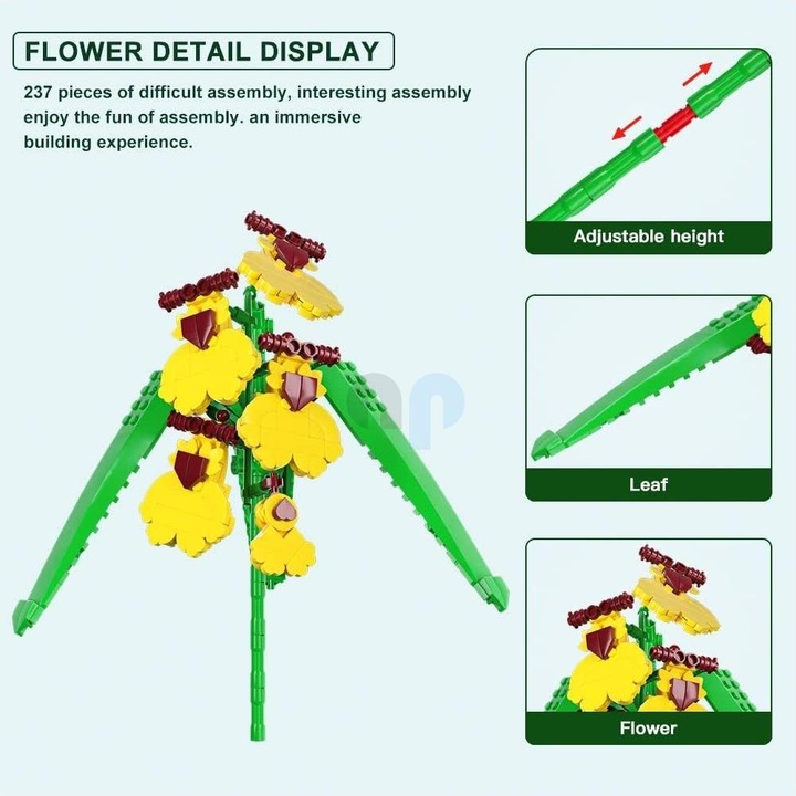Produktbild Mould King Goldene Orchidee