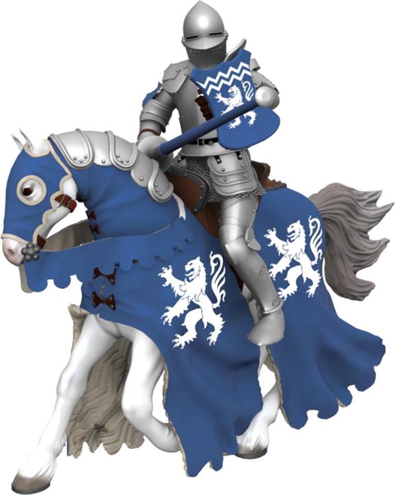Image du produit Papo Cheval du chevalier du Lion avec lance