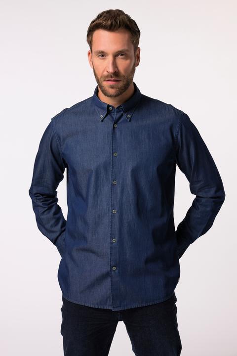 Produktbild JP1880 JP 1880 Jeanshemd, Langarm, Buttondown-Kragen, Comfort Fit (5XL)