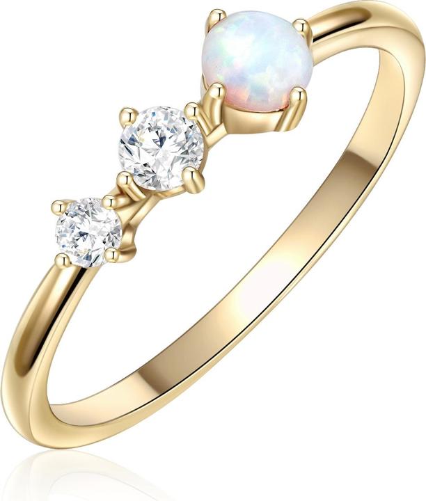 Immagine prodotto Glanzstücke München Donna Argento Cubico Zirconia Oro Giallo - 26577 (60, 925 Argento)