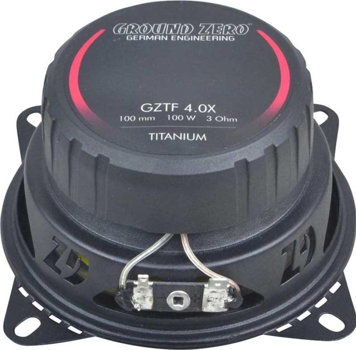 Image du produit Ground Zero GZTF 4.0X Kit d'enceintes pour voiture - 10cm (100 W, 10 cm)