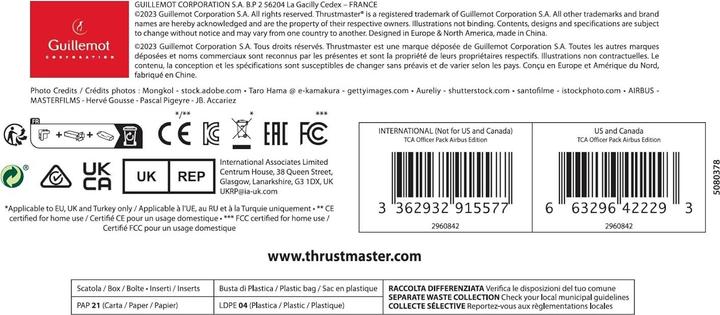 Image du produit Thrustmaster TCA Officer Pack Airbus Edition (PC)