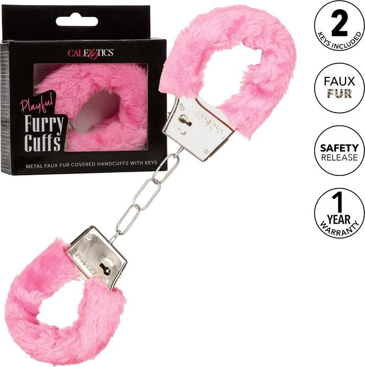 Actual product image CalExotics Playful Furry Cuffs