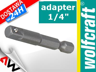 Produktbild wolfcraft wolfcraft 1 Stecknuss-Adapter Aufnahme 1/4, l=50mm (6 mm)