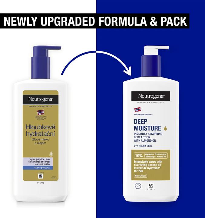 Produktbild Neutrogena Norwegian FormulaÂ® Deep Moisture (Körperöl, 400 ml)