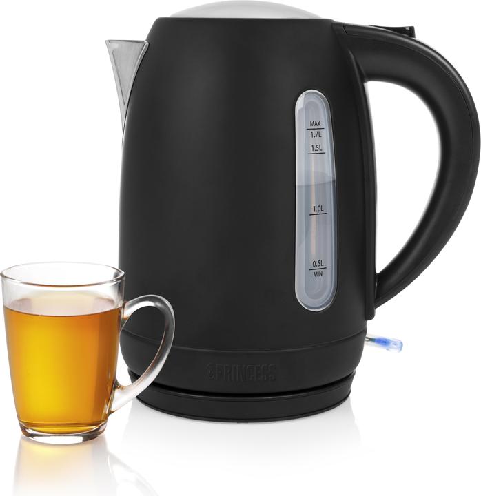 Produktbild Princess 236032 Schwarzer Stahl-Wasserkocher (1.70 l)
